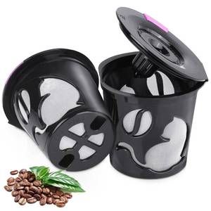 lot 6035 image: Reusable K Cups for K-MiniK-DuoK-express, 2 Pack Reusable Coffee Pods for K-eurig 1.0 & 2.0 Series, BPA Free Refillable Single K Cups