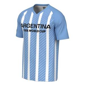 lot 6043 image: Outerstuff FIFA World Cup 2026 Kids Short Sleeve Sublimated Soccer Fashion Top,Argentina,Medium (1012)