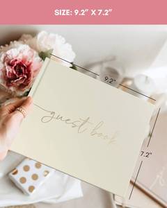 lot 6055 image: Lamare Wedding Guest Book Sign �� Photo Guest Book for Wedding - Blank Page