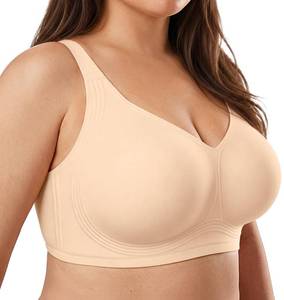 lot 6061 image: OEAK Womens Wireless Jelly Bras Plus Size Support Push Up Comfy Bra NDE M