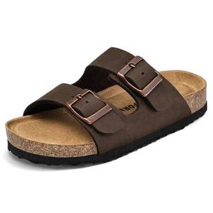 lot 6062 image: K KomForme Kid Sandals Boy girl slide,Brown,Size 3 Big Kid