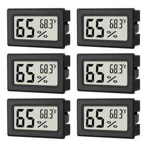 lot 6082 image: ANFBYOH 6-Pack Mini Hygrometer Indoor Humidity Meter Digital Thermometer