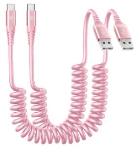 lot 6083 image: USB A to C Cable Fast Charging 3FT for Car, 2Pack USB Type C Charger Cable