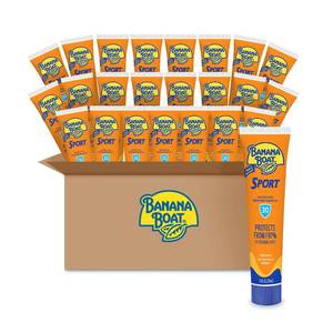 lot 6086 image: Banana Boat Sport Ultra SPF 30 Sunscreen Lotion, Travel Size Sunscreen 1 Oz, (Pack of 24)