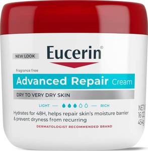 lot 6098 image: Eucerin Advanced Repair Body Cream with Urea, 16 OZ