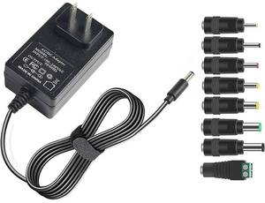 lot 6122 image: 26V 1A Power Supply Charger Cable (Input AC 100V-240V, Output DC 26 Volt 1 Amp 26 Watt) Adapter Transformer Converter DC 5.5mm x 2.1mm  5.5mm x 2.5mm -6.6FT