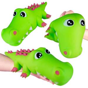lot 6135 image: ORB Easy Sqweezy Giant Squishy Alligator - Stretch, Squeeze, Snuggle