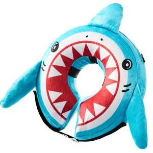 lot 6187 image: BENCMATE Inflatable Dog Cone Collar Alternative After Surgery XLarge, Shark