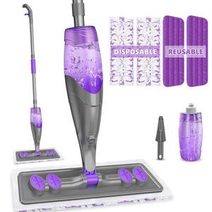 lot 7519 image: IOPRETTY Spray Mops for Floor Cleaning - Wet Dry Mops for Hardwood Tile
