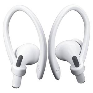 lot 8156 image: ICARERSPACE 2 Pairs AirPods Ear Hooks for AirPods Pro 2 Pro, 4 3 2 1, White