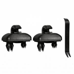 lot 8223 image: Sun Visor Clip Replacement for Audi A3 A4 A5 Q3 Q5, ABS 2PCS