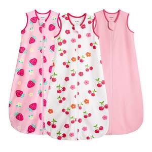 lot 8255 image: WarmWrap Baby Sleep Sack 6-12 Months 100% Cotton 0.5 Tog 2-Way Zip 3 Pack