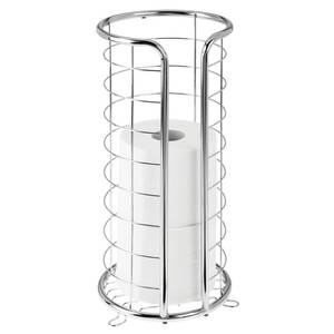 lot 11035 image: mDesign Metal Toilet Paper Stand - 3 Roll