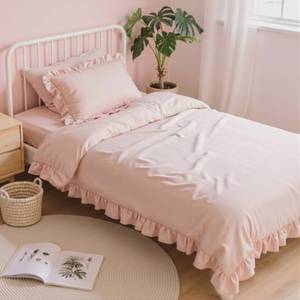 lot 11039 image: Anluoer Twin Comforter Set 5 Piece Bed in a Bag