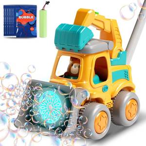 lot 11067 image: CreatiMachi Bubble Machine Ride-On Toy With LED Lights