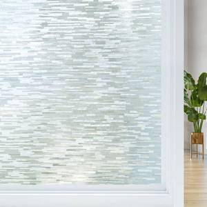 lot 12271 image: Haton Window Privacy Film Frosted Stripe 11.8 x 78.7