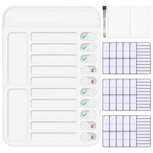 lot 12275 image: Lucomb Dry Erase Chore Chart with Magnetic Board