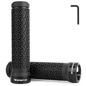 lot 12283 image: GPMTER Bike Handlebar Grips 131mm Aluminum Lock-On