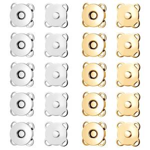 lot 12293 image: Hariendny Magnetic Snap Buttons 15mm Plum 10-Pack