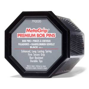 lot 12302 image: MetaGrip Bobby Pins Black 300 Count