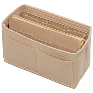 lot 12309 image: DailyPlus Purse Organizer Insert Felt Bag with Zipper Small