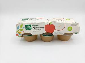 lot 12314 image: 365 Everyday Value Organic Unsweetened Applesauce bb-09162027