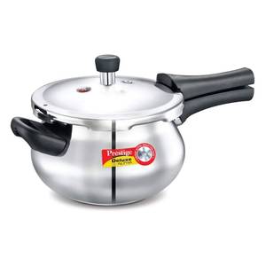 lot 13547 image: Prestige 3.3-Liter Deluxe Alpha Induction Base Stainless Steel Baby Handi, Small, 8D x 13W x 6H, Silver