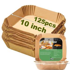 lot 13549 image: 10 Inch Largest Square Air Fryer Liners Disposable for 8-10QT Air Fryer