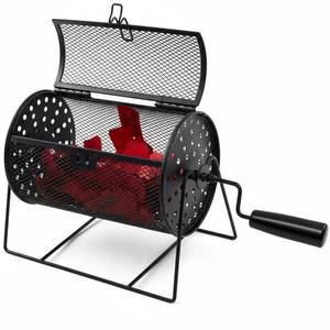 lot 13570 image: Teenyyou Raffle Drum, Holds 600 Tickets, Small, Crank Handle, Black
