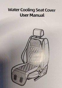 lot 14023 image: Water Cooling Seat Cover with User Manual