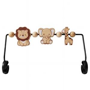 lot 14085 image: Atgvbcq Baby Bouncer Toy Bar Compatible with Baby Bjorn Bouncers, Durable Natural Wooden Toy Bar for Baby Bouncer Attachment, Rotatable Sensory Toy Gifts for Babies (Brown)