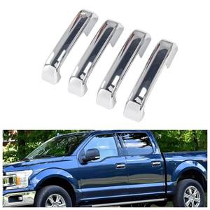 lot 19767 image: AUCERAMIC 4 PCS Chrome Door Handle Covers Trims Fit for 2015-2020 Ford F-150 2017-2022 Ford F-250F-350F-450F-550 Super Duty WO Smart Keyhole No sensors
