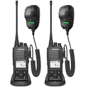 lot 19788 image: SAMCOM FPCN10A Two Way Radio with Waterproof Speaker Mic (2-Pack)