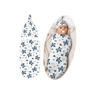lot 20211 image: Lcokin Sea Turtle Baby Stuff Swaddle Blanket Set with Beanie Hat for Boys and Girls Shower Gift