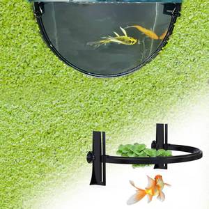lot 20213 image: Pryitier Aquarium Floating Plant Barrier, Floating Plant Corral Self Adjusts to Water Level Fish Tank Fence Keeps the Floaters Away from the Filter
