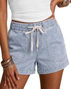 lot 20218 image: luvamia Cute Shorts High Waisted Jean Shorts Women Roadknight Blue Large
