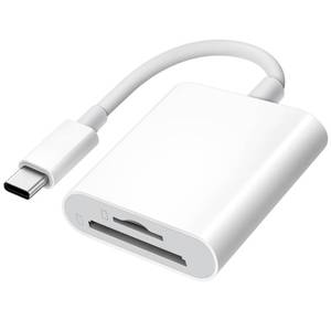 lot 20224 image: USB C SD Card Reader for iPhone 15 16iPadMacBookMac, xdgeLoad USB-C Type C SD Reader Supports SD and MicroSD Memory Card Adapter, Trail Camera Viewer Plug and Play - 2 Slots