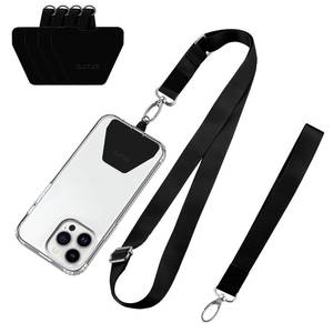 lot 20241 image: OUTXE Phone Lanyard - 4� Pads, 1� Adjustable Neck Strap, 1� Wrist Strap, Nylon Lanyard Compatible with All Smartphone