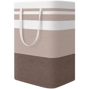 lot 20252 image: StorageRight Laundry Basket Hamper, 75L Collapsible Clothes Storage, Khaki