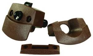 lot 20254 image: JR Products 20505 Sliding Door Privacy Latch - Brown
