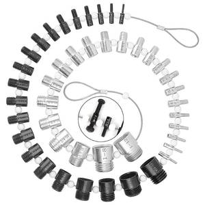 lot 20264 image: Stalye Nut and Bolt Thread Checker �� High Speed Steel Thread Checker Standard and Metric �� Complete SAE Male Female Gauge �� Accurate Measurements