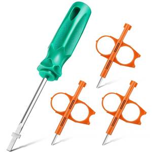 lot 20272 image: 4-Piece Sprinkler Tool Kit, Compatible with Hunter, Green and Orange