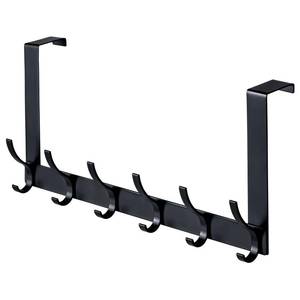 lot 20283 image: Over The Door Hooks,Door Hanger Hooks for Hanging (Black, Fit 1-34 Doors)