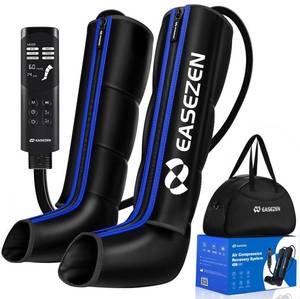 lot 1537 image: EaseZen Leg Compression Massager for Circulation & Muscle Pain Relief FSA