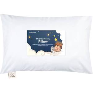 lot 1551 image: Toddler Pillow with Pillowcase, 13x18 My Little Dreamy Pillow (Soft White)