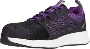 lot 1552 image: Reebok Work RB315 Womens Fusion Flexweave Work Safety Toe Black and Purple size 6 used