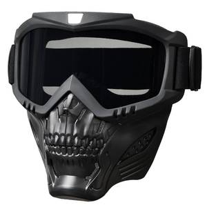 lot 2356 image: Paintball Mask Anti Fog,Tactical Full Face Mask Ski Mask Goggles Detachable Adjustable,Motorcycle Riding Face Protection (foxGray)