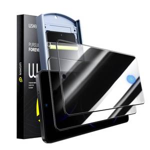 lot 2374 image: WSKEN for Samsung Galaxy S25 edge Privacy Screen Protector - 24° Anti-Spy 0.02s Fingerprint Unlock Auto Dust Remove Zero Bubble Top Durable 9H Tempered Glass Case Friendly, 2 Pack