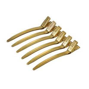 lot 2385 image: PERFEHAIR 6 Pcs Duckbill Alligator Hair Clips for Women - Metal Sectioning Clips with Strong Grip for Styling, Coloring, Sturdy Duck Bill Clips for Holding Rollers & Setting Curls (Copper)