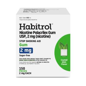 lot 2394 image: Habitrol Nicotine Gum - 2 mg, Mint Flavor, 150 Count
